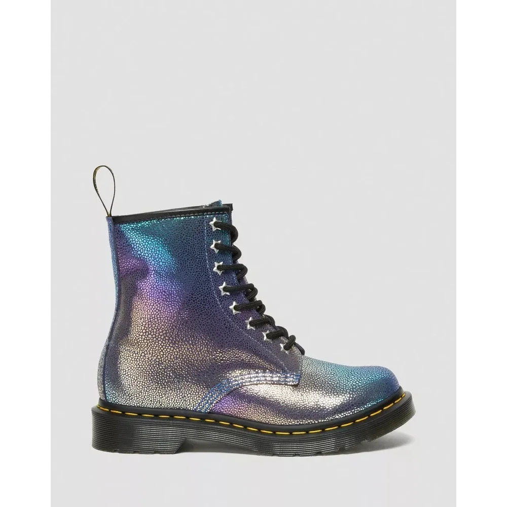 Dr. Martens Women's 1460 Rainbow Ray Boots Purple US Size 6